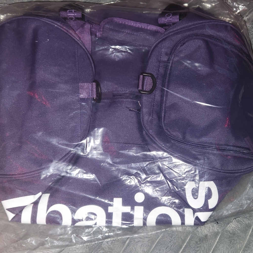BRAND NEW PURPLE VIBATIONS DUFFLE BAG